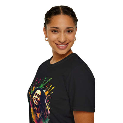 Bob Marley T-Shirt - Vibrant Rasta Energy