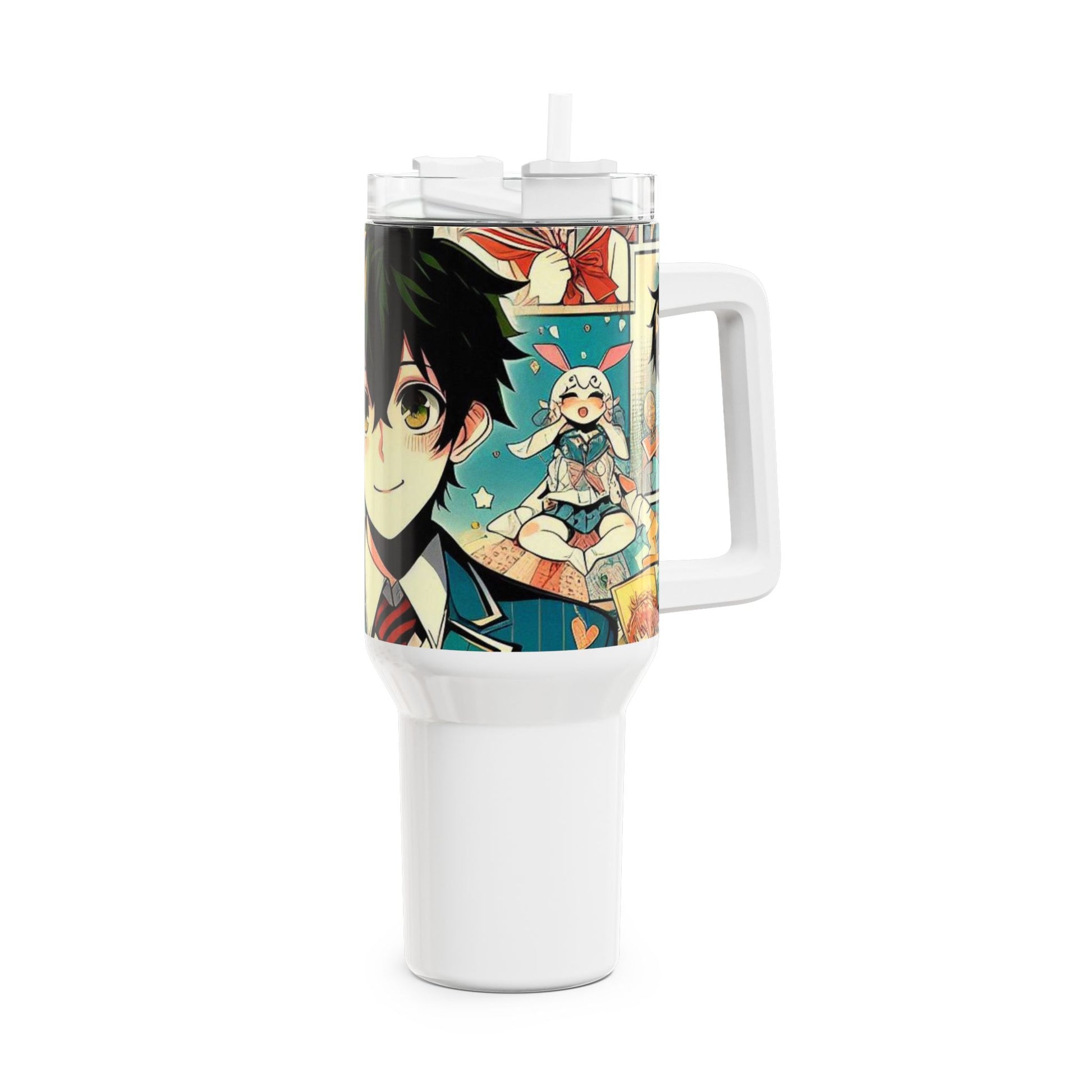 | - Stanley cup | Anime and Gamer Drinkware | Colorful Geek Tumbler - custom-made. limited stock. Order yours now and stand out with this exclusive piece!