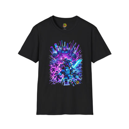 Roblox T-Shirt - Block City Skyline - High Quality Image