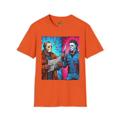 Shirt - Michael Myers Vintage Tee | Jason Voorhees Funny Halloween Picnic Shirt - premium material. limited stock. Order yours now and stand out with this exclusive piece!