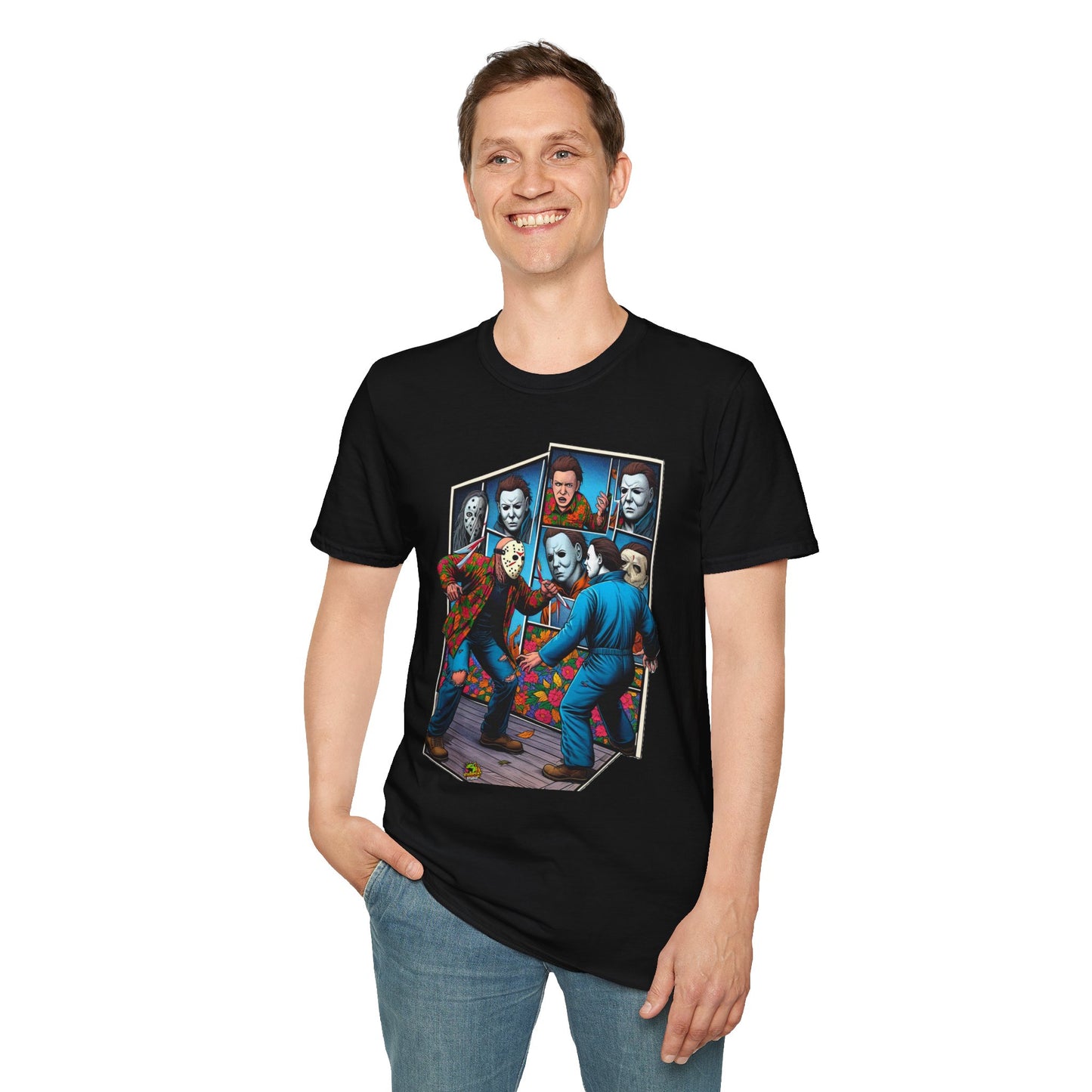 Tee - Funny Michael Myers Shirt | Jason & Michael Horror Picnic Tee - premium material. limited stock. Order yours now and stand out with this exclusive piece!