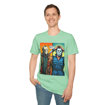 Jason Voorhees & Michael Myers Shirt | Funny Halloween Picnic Tee