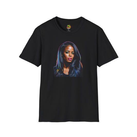 Aaliyah shirt | Honoring the Iconic Princess of R&B | Memorial Tribute Tee - High Quality Image