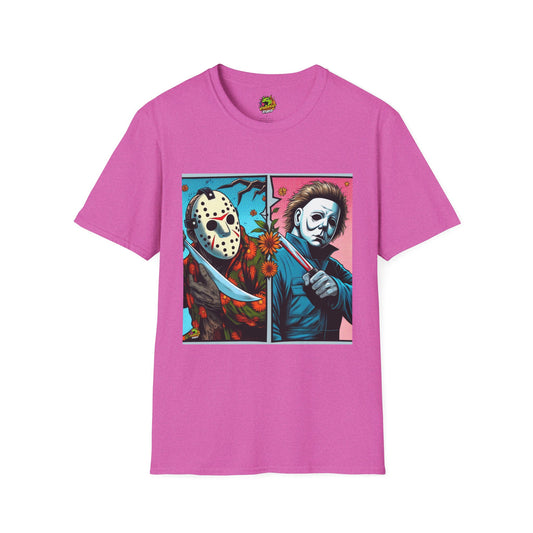 Michael Myers Vintage Shirt | Jason Voorhees Funny Horror Picnic Tee - High Quality Image