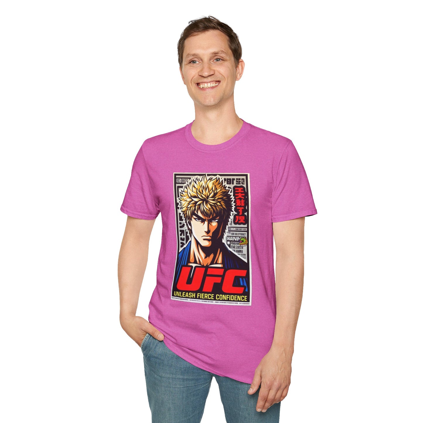 UFC T Shirt | Unleash Fierce Confidence | UFC Tee for Gym Inspired by Baki