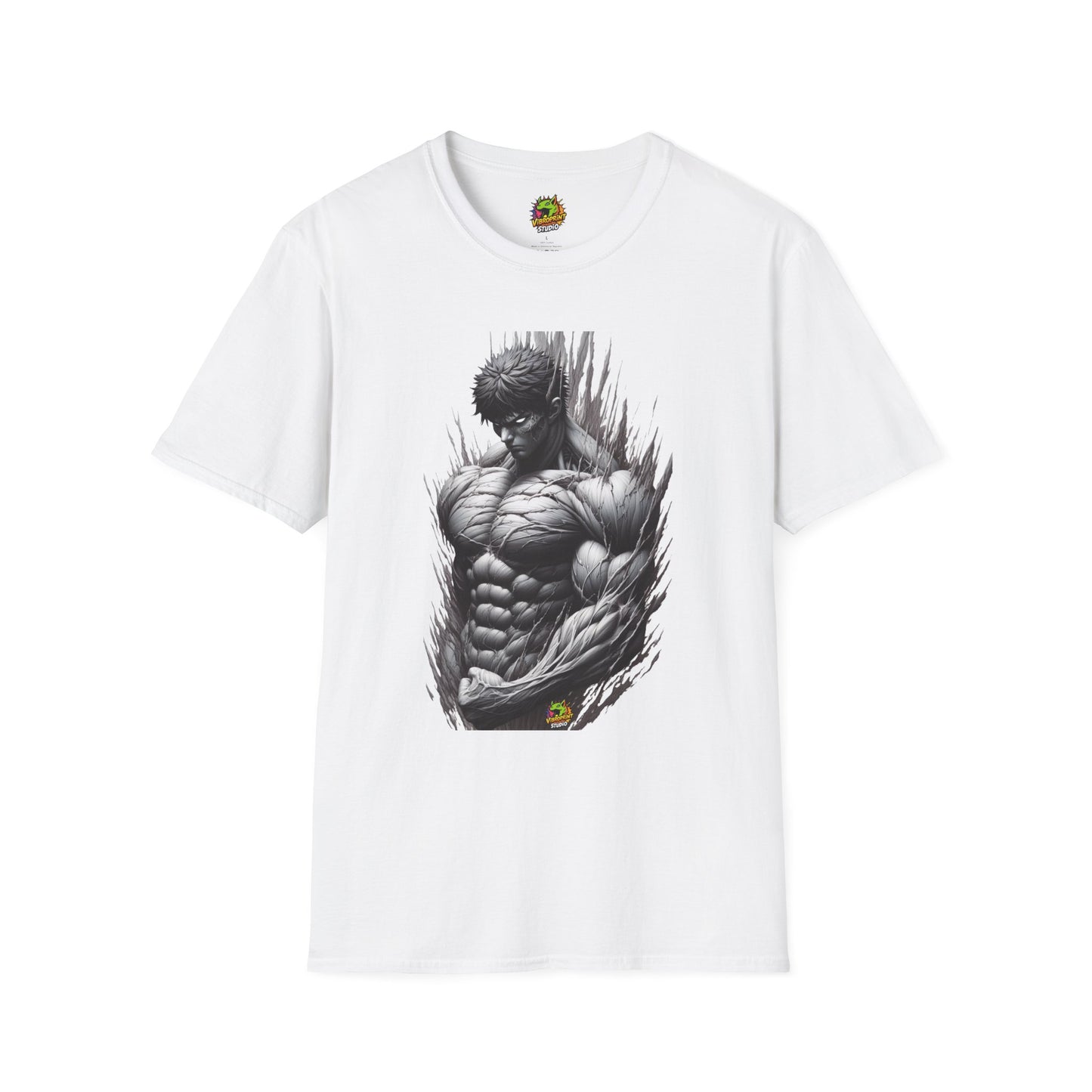 Anime - UFC T Shirt | Unleash Fierce Confidence | UFC Tee with Baki Anime Inspiration for Fitness Lovers - premium material. perfect gift idea. Order yours now and stand out with this exclusive piece!