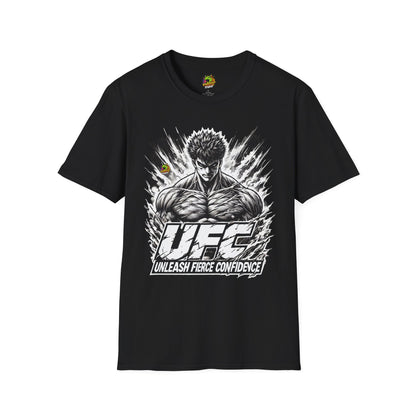 UFC T Shirt | Unleash Fierce Confidence | UFC Tee with Baki Anime T Shirt Motivation - High Quality Image