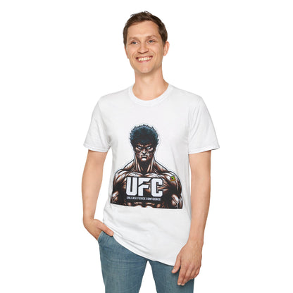 for - UFC T Shirt | Unleash Fierce Confidence | UFC Tee with Baki Anime Motivation for Fitness - premium material. perfect gift idea. Order yours now and stand out with this exclusive piece!