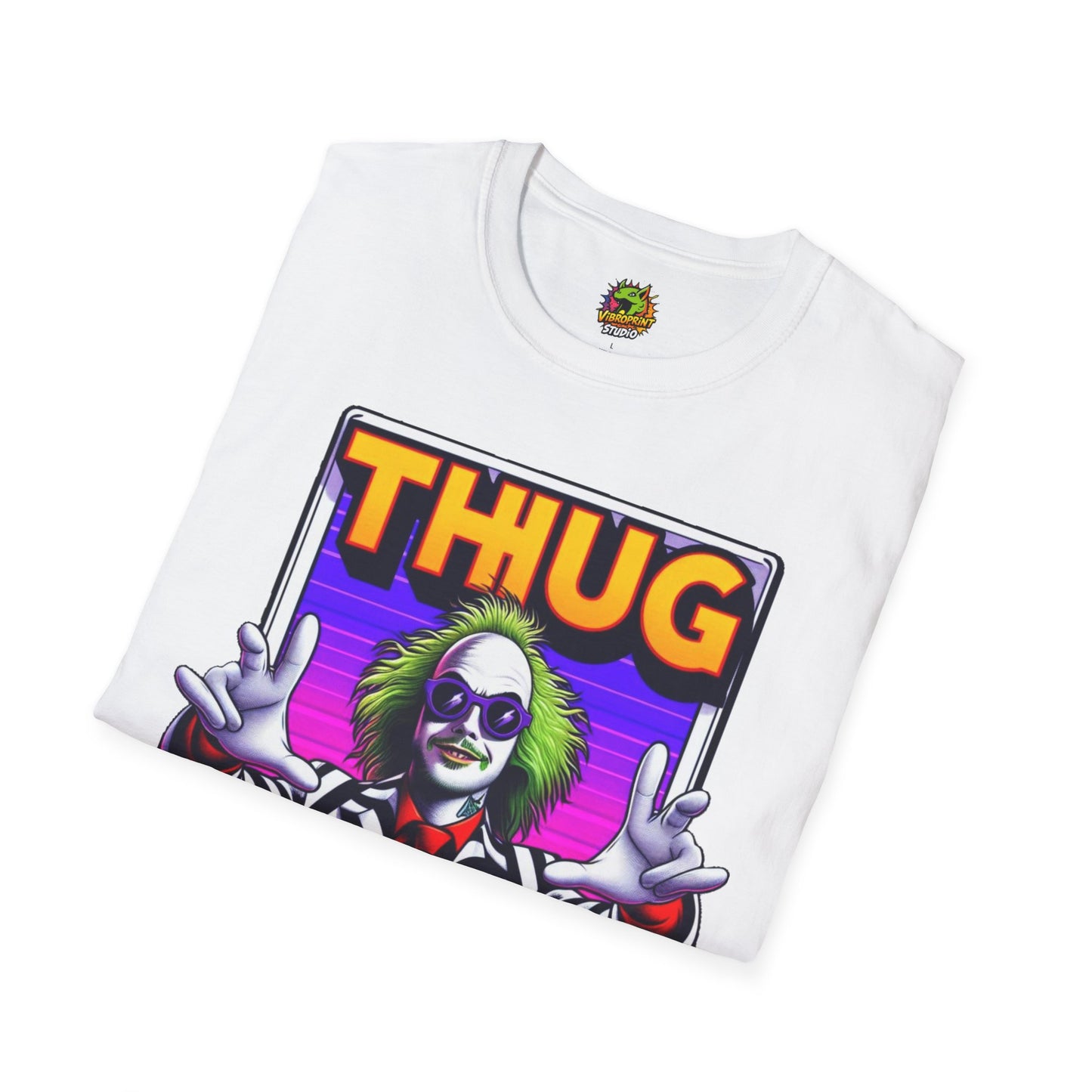 | - Beetlejuice Shirt | Funny Thug Life Halloween Tee | Classic Beetlejuice Graphic T-Shirt - premium material. limited stock. Order yours now and stand out with this exclusive piece!