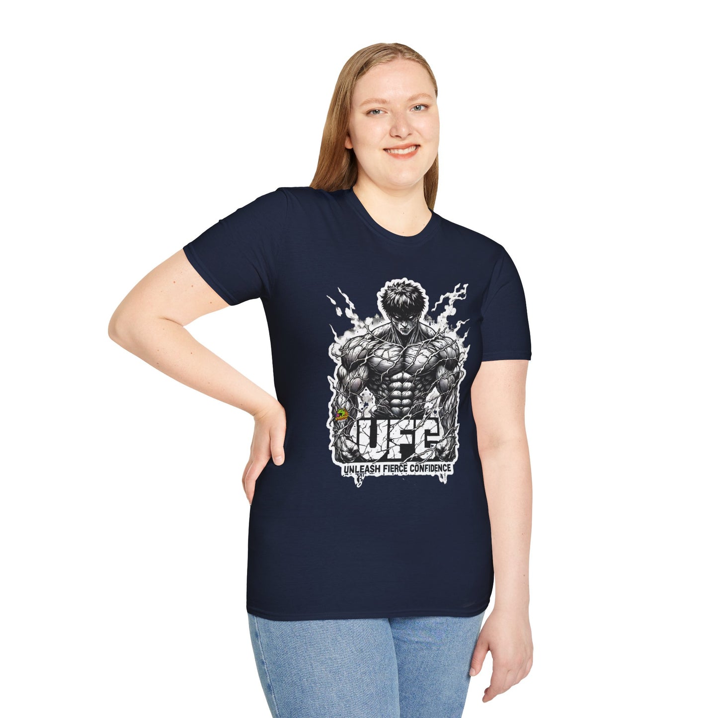 UFC T Shirt | Unleash Fierce Confidence | UFC Tee with Baki Anime Inspiration for Athletes