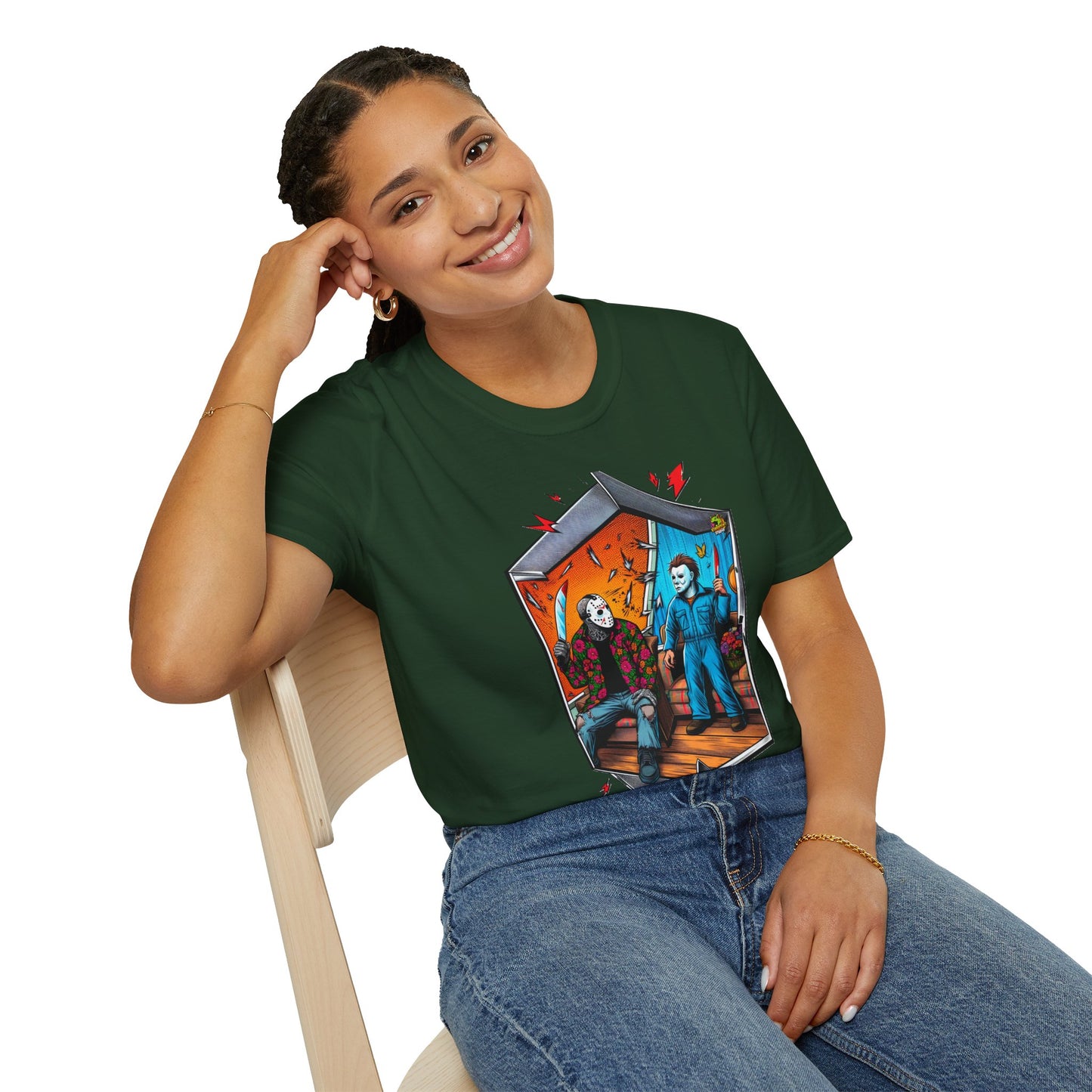 Michael Myers Shirt | Jason Voorhees Funny Picnic Halloween Tee