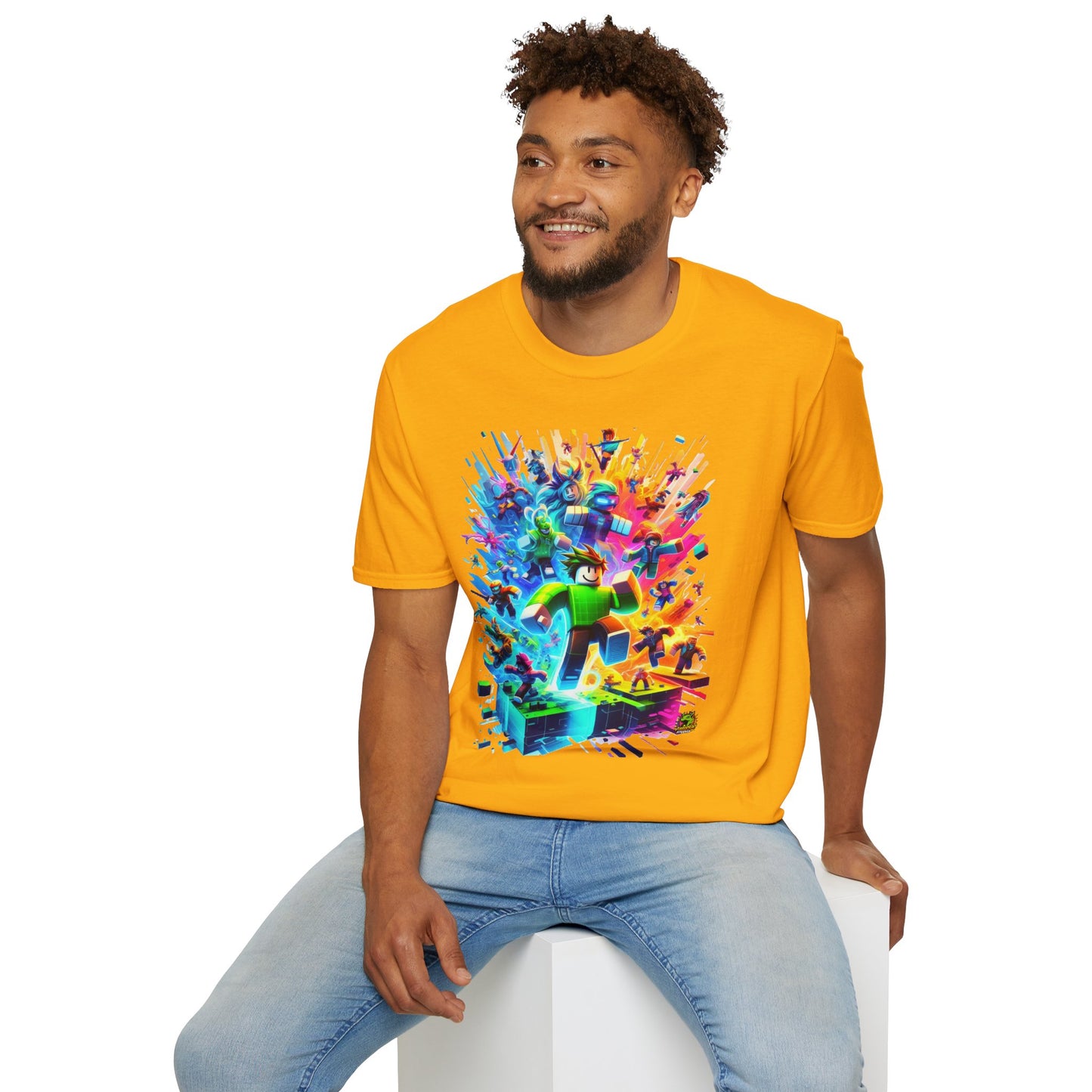 product - Cool Roblox Gamer Tee for Boys & Girls | Roblox Adventure Shirt | Roblox Graphic T-Shirt | Fun Gift for Roblox Lovers - premium material. perfect gift idea. Order yours now and stand out with this exclusive piece!