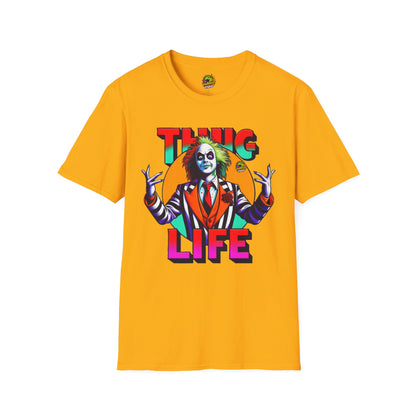 Beetlejuice - Beetlejuice Shirt | Thug Life Halloween T-Shirt | Creepy Beetlejuice Graphic Tee - premium material. perfect gift idea. Order yours now and stand out with this exclusive piece!