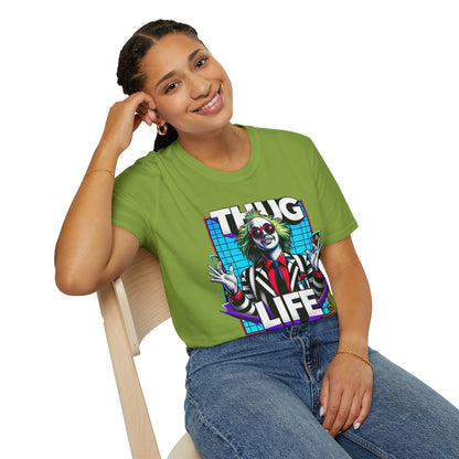 exclusive - Beetlejuice Shirt | Funny Thug Life Graphic Tee | Halloween Beetlejuice T-Shirt for Men & Women - custom-made. perfect gift idea. Order yours now and stand out with this exclusive piece!