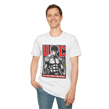 Confidence - UFC T Shirt | Unleash Fierce Confidence | UFC Tee Inspired by Baki Anime T Shirt - custom-made. limited stock. Order yours now and stand out with this exclusive piece!