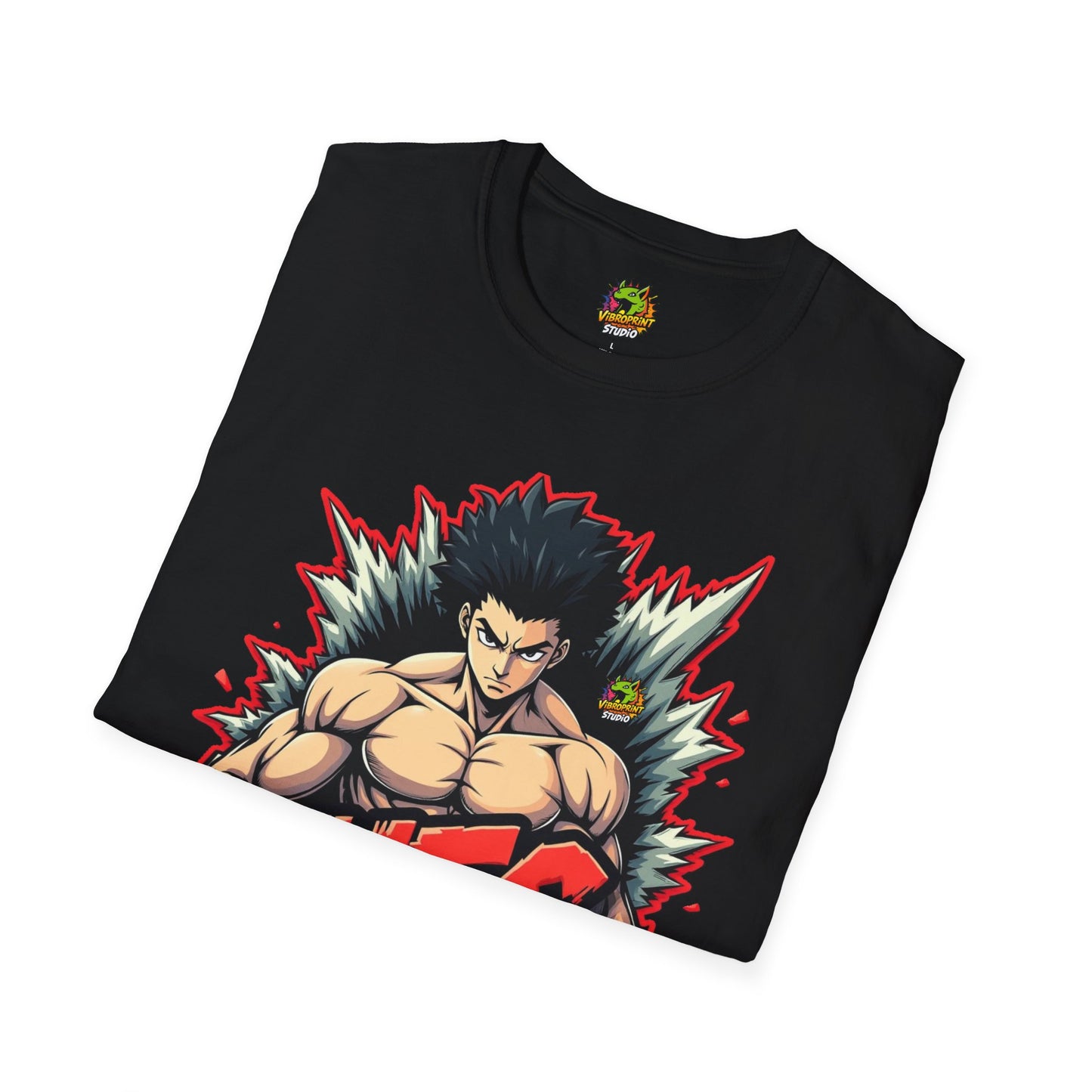 | - UFC T Shirt | Unleash Fierce Confidence | UFC Tee with Baki Anime Inspiration for Gym - premium material. perfect gift idea. Order yours now and stand out with this exclusive piece!