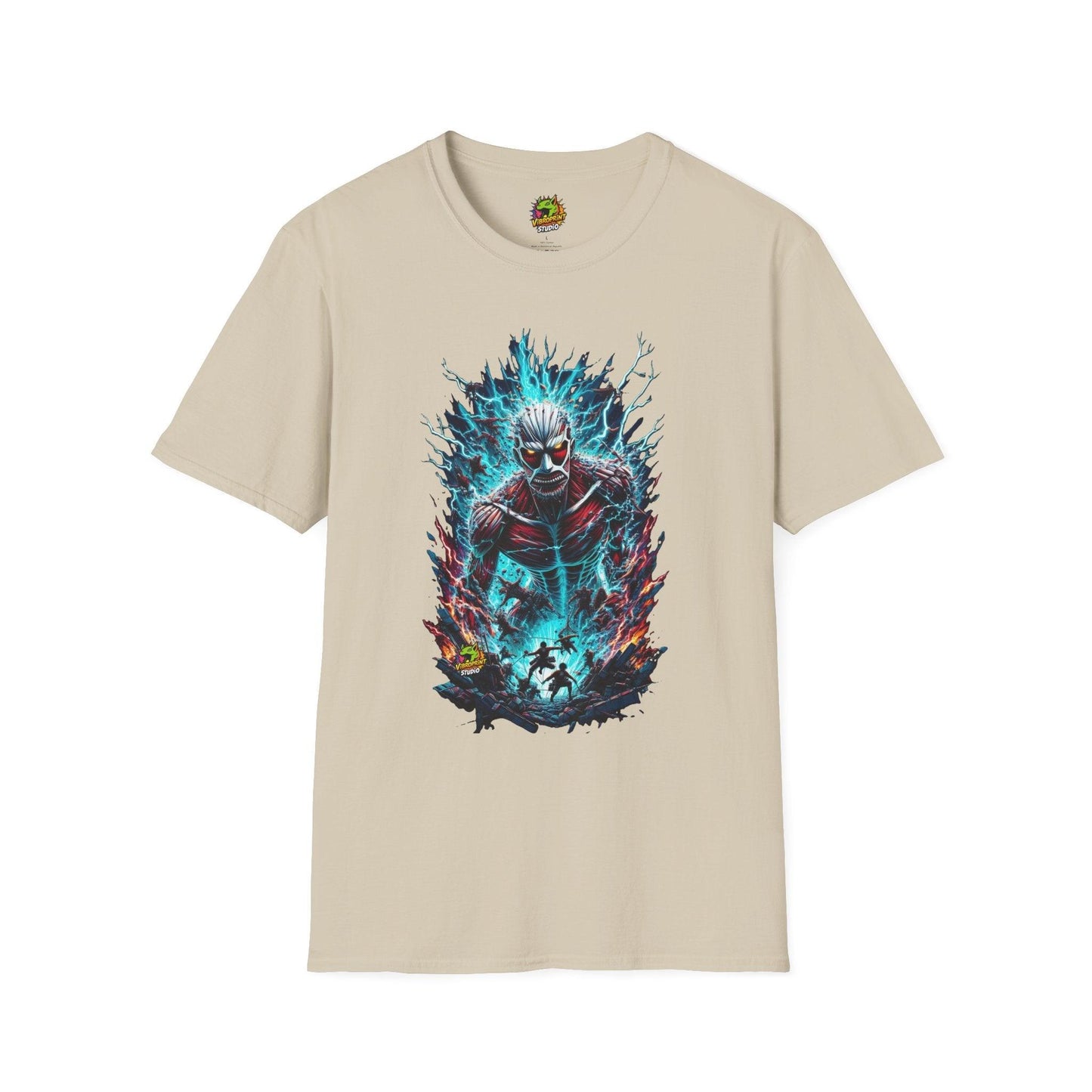 Eren - Eren Yeager Titan’s Determination Tee | Official Attack on Titan - premium material. limited stock. Order yours now and stand out with this exclusive piece!