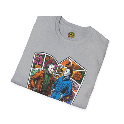 product - Jason Voorhees and Michael Myers Shirt | Funny Horror Movie Tee - custom-made. limited stock. Order yours now and stand out with this exclusive piece!