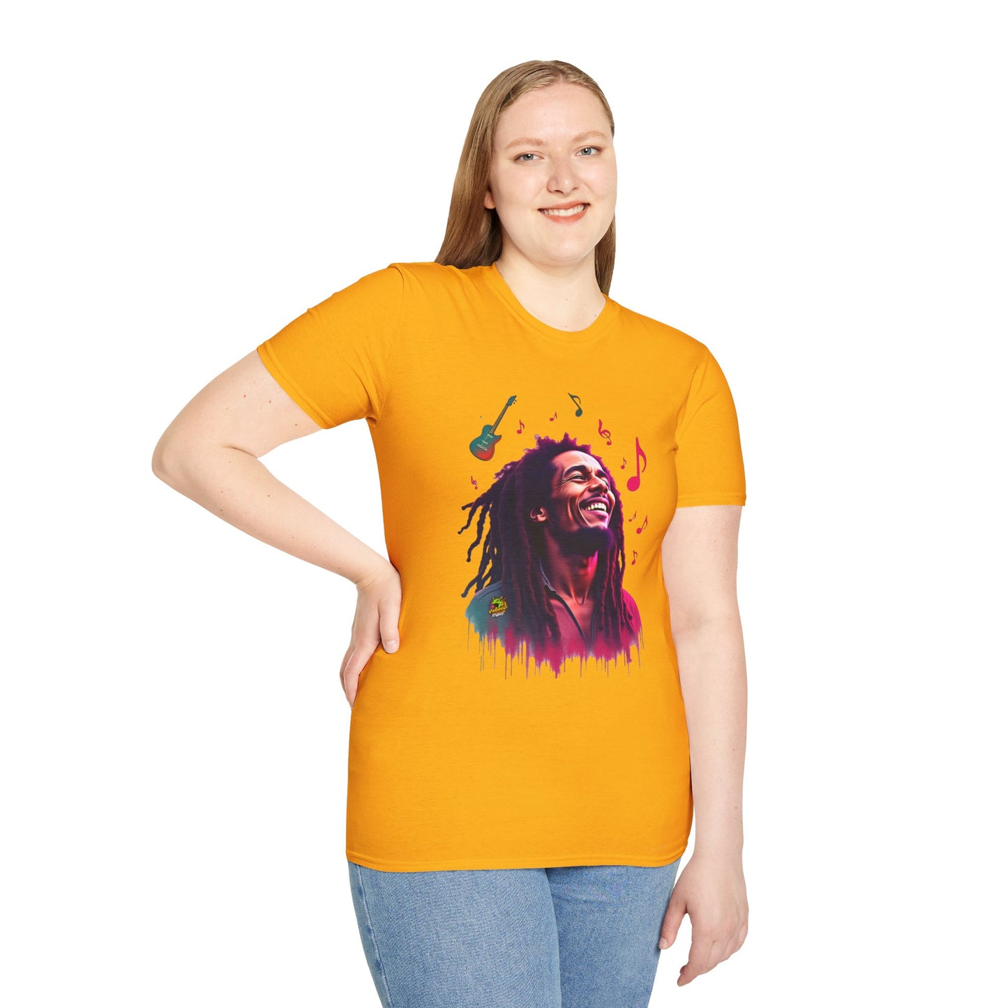 Bob Marley T-Shirt - Vibrant Rasta Revolution