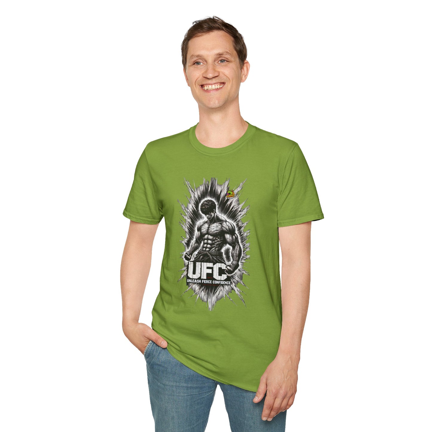 UFC T Shirt | Unleash Fierce Confidence | Motivational UFC Tee with Baki Anime T Shirt