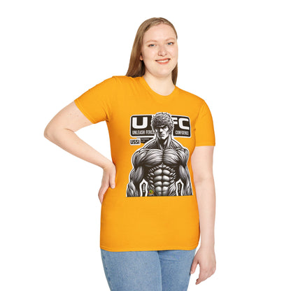 UFC T Shirt | Unleash Fierce Confidence | UFC Tee Inspired by Baki Anime T Shirt for Fitness Lovers