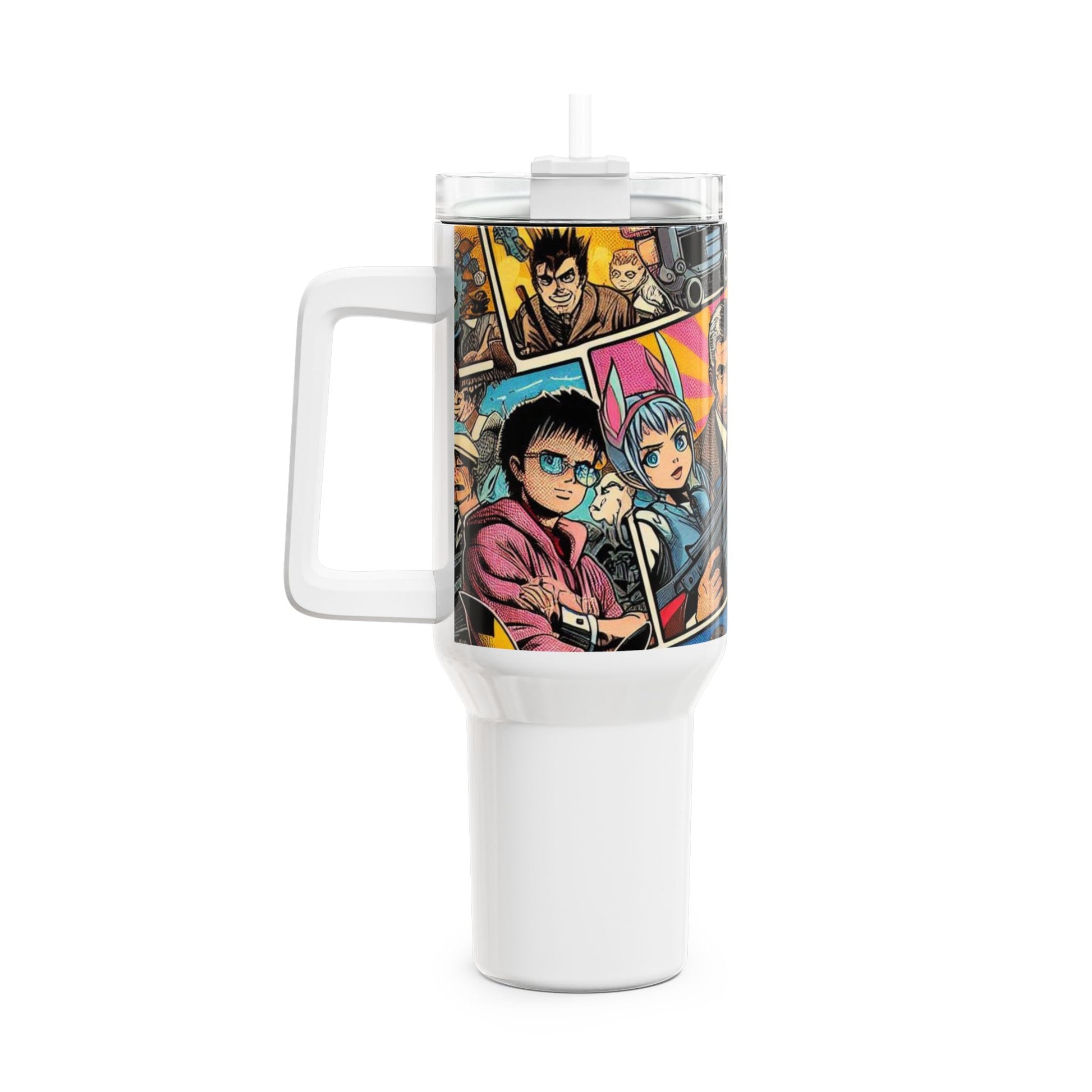 Drinkware - Stanley Tumbler | Comics and Anime Themed Tumbler for Gamers | Colorful Geek Drinkware - premium material. limited stock. Order yours now and stand out with this exclusive piece!