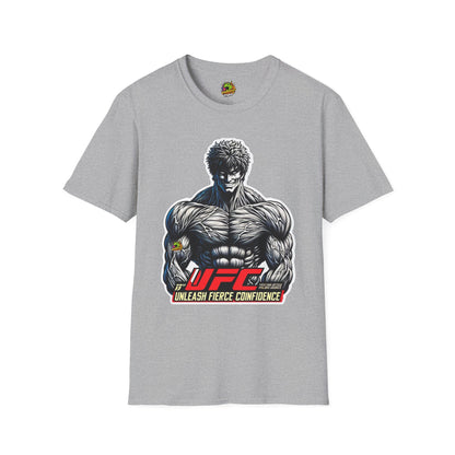 Tee - UFC T Shirt | Unleash Fierce Confidence | UFC Tee for Gym and Baki Anime Lovers - custom-made. limited stock. Order yours now and stand out with this exclusive piece!