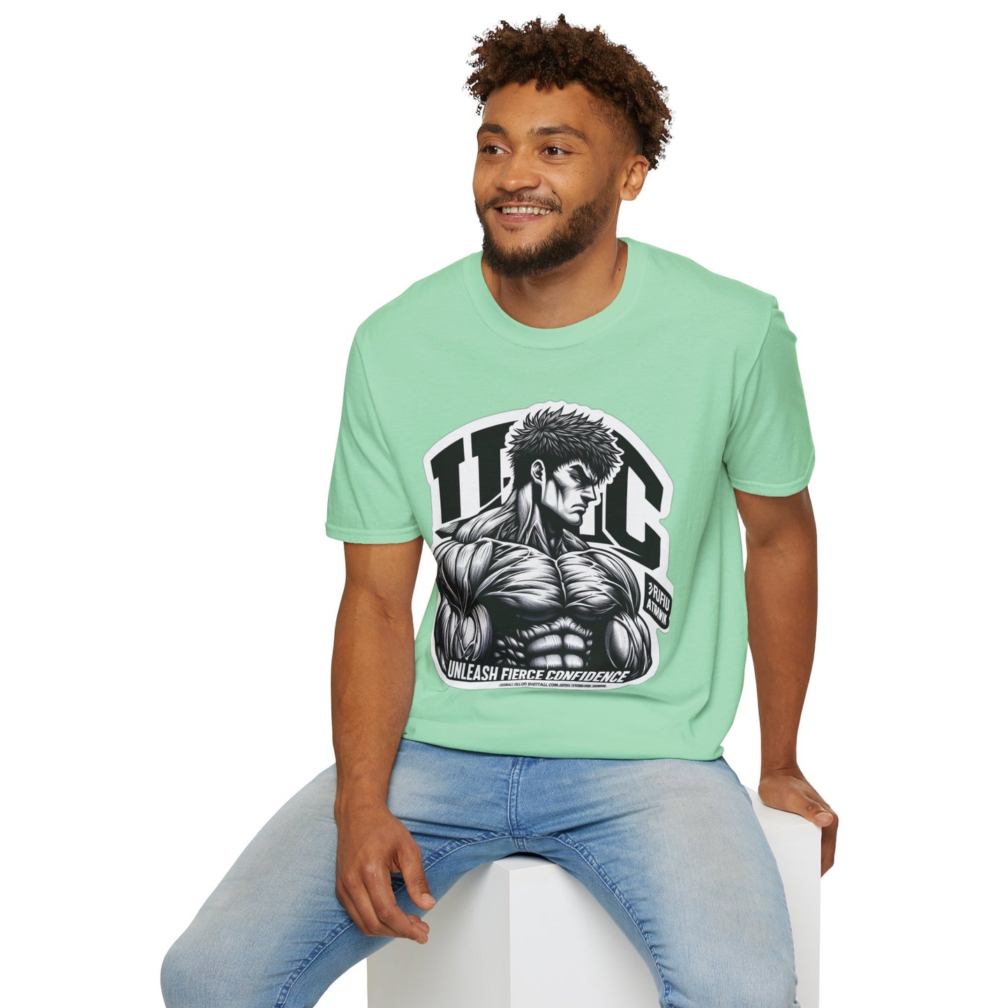 UFC T Shirt | Unleash Fierce Confidence | UFC Tee with Baki Anime T Shirt Inspiration