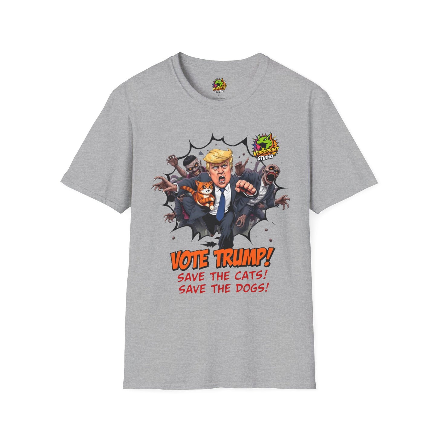 | - They're Eating the Dogs Tee | Trump Election Comedy Shirt | Satire Political Graphic Tee - premium material. perfect gift idea. Order yours now and stand out with this exclusive piece!