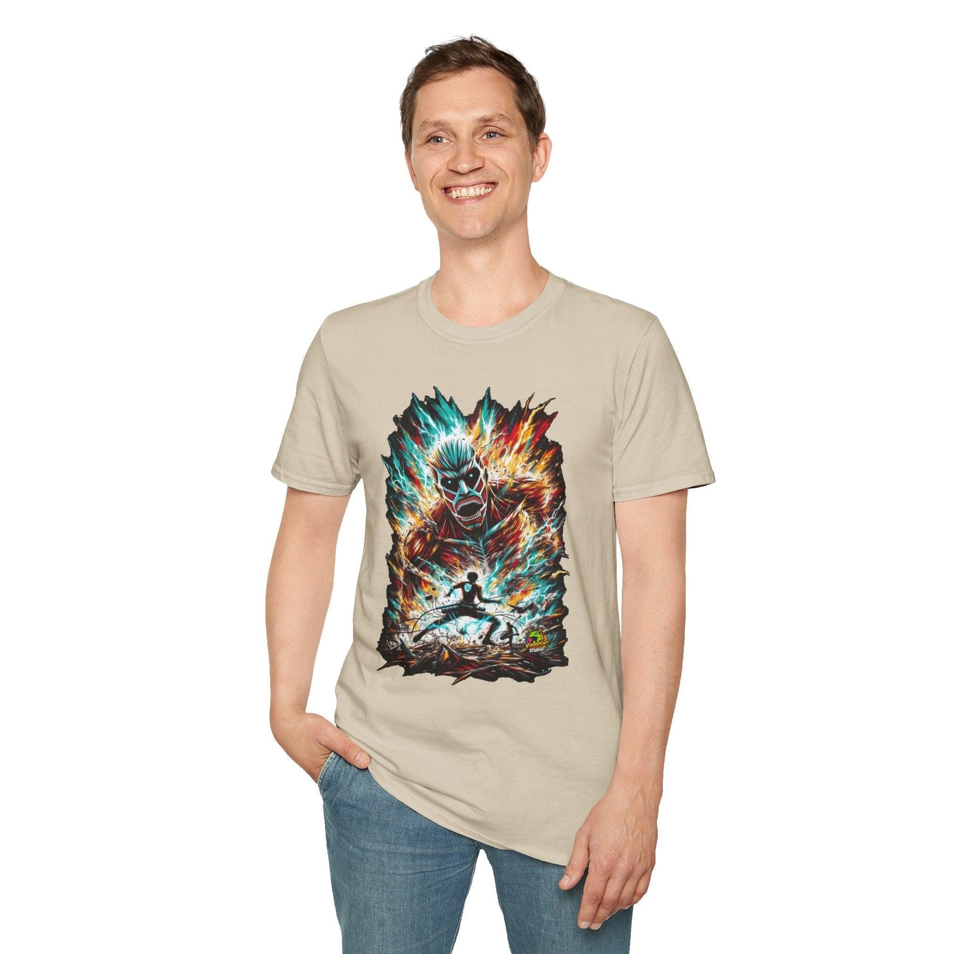 Eren Yeager Titan’s Power Tee | Attack on Titan Shirt | Shingeki no - VibroPrint Studio