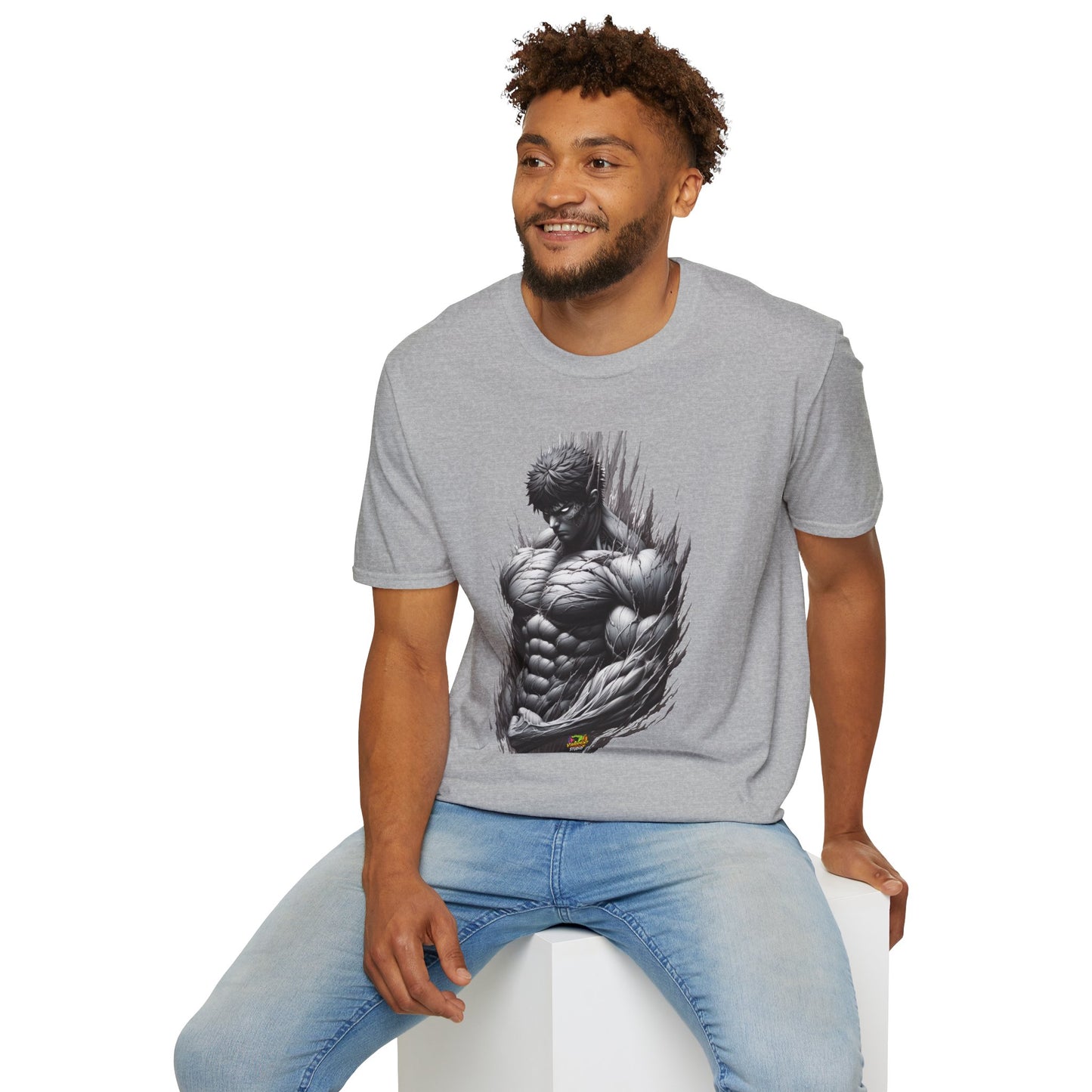 Halloween graphic tee - UFC T Shirt | Unleash Fierce Confidence | UFC Tee with Baki Anime Inspiration for Fitness Lovers - high-quality material. spooky season t-shirt with unique flair. Order yours now and stand out with this exclusive piece!