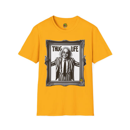 Funny - Beetlejuice Shirt | Funny Thug Life Halloween Tee | Beetlejuice Graphic T-Shirt for Halloween - custom-made. limited stock. Order yours now and stand out with this exclusive piece!