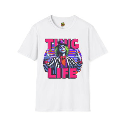 Life - Beetlejuice Shirt | Thug Life Graphic Shirt | Funny Halloween Beetlejuice Tee - custom-made. limited stock. Order yours now and stand out with this exclusive piece!