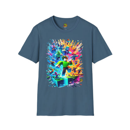 product - Cool Roblox Gamer Tee for Boys & Girls | Roblox Adventure Shirt | Roblox Graphic T-Shirt | Fun Gift for Roblox Lovers - premium material. perfect gift idea. Order yours now and stand out with this exclusive piece!