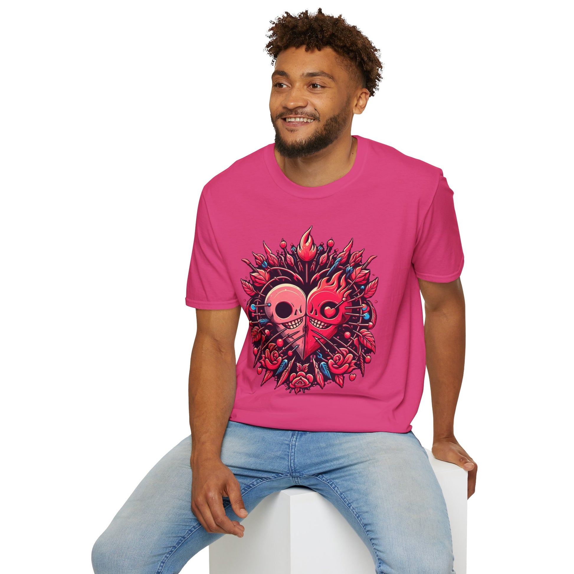 Heart Graphic Valentine's Day T-Shirt