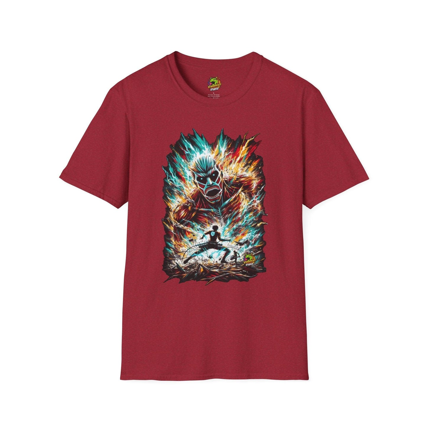 no - Eren Yeager Titan’s Power Tee | Attack on Titan Shirt | Shingeki no - premium material. limited stock. Order yours now and stand out with this exclusive piece!