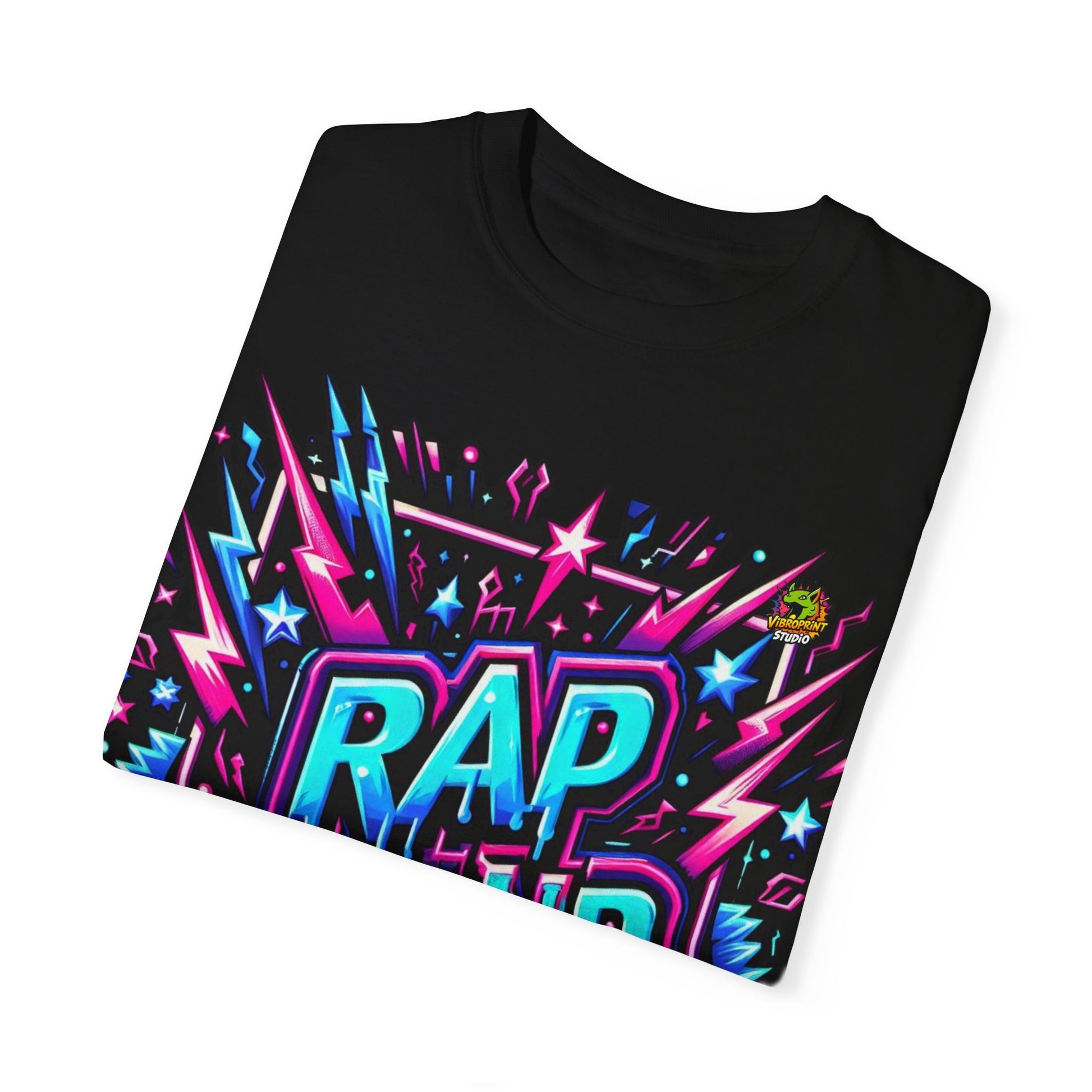 Hip-Hop - Neon Graffiti Rapper Merch | Bold Street Art Hip-Hop T-Shirt - custom-made. limited stock. Order yours now and stand out with this exclusive piece!