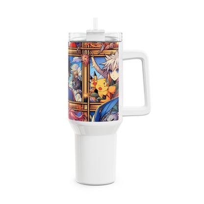 for - Stanley cup | Colorful Anime and Comics Tumbler | Geek Drinkware for Gamers - custom-made. perfect gift idea. Order yours now and stand out with this exclusive piece!