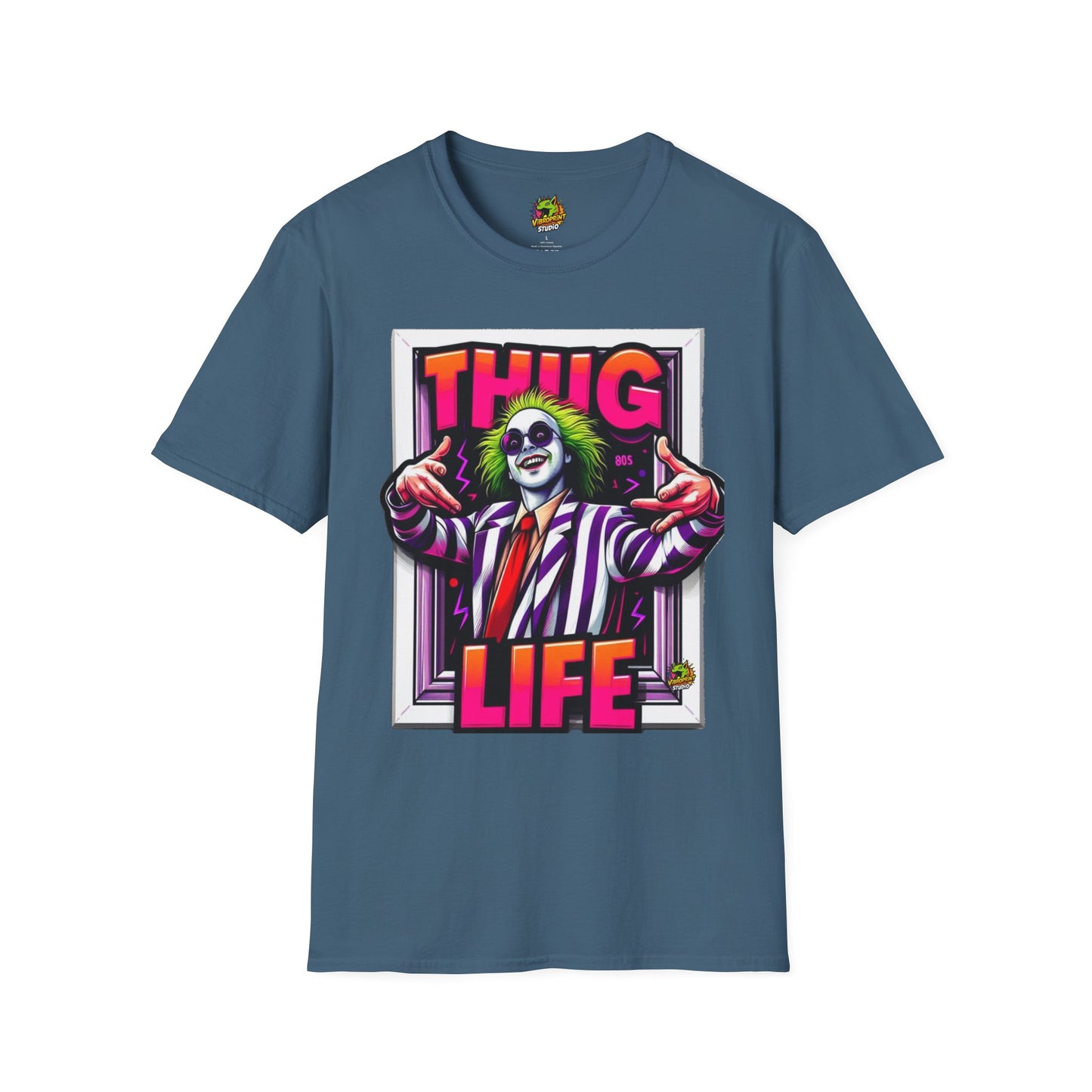 | - Beetlejuice Shirt | Spooky Thug Life Tee | Beetlejuice Graphic T-Shirt for Halloween - custom-made. limited stock. Order yours now and stand out with this exclusive piece!