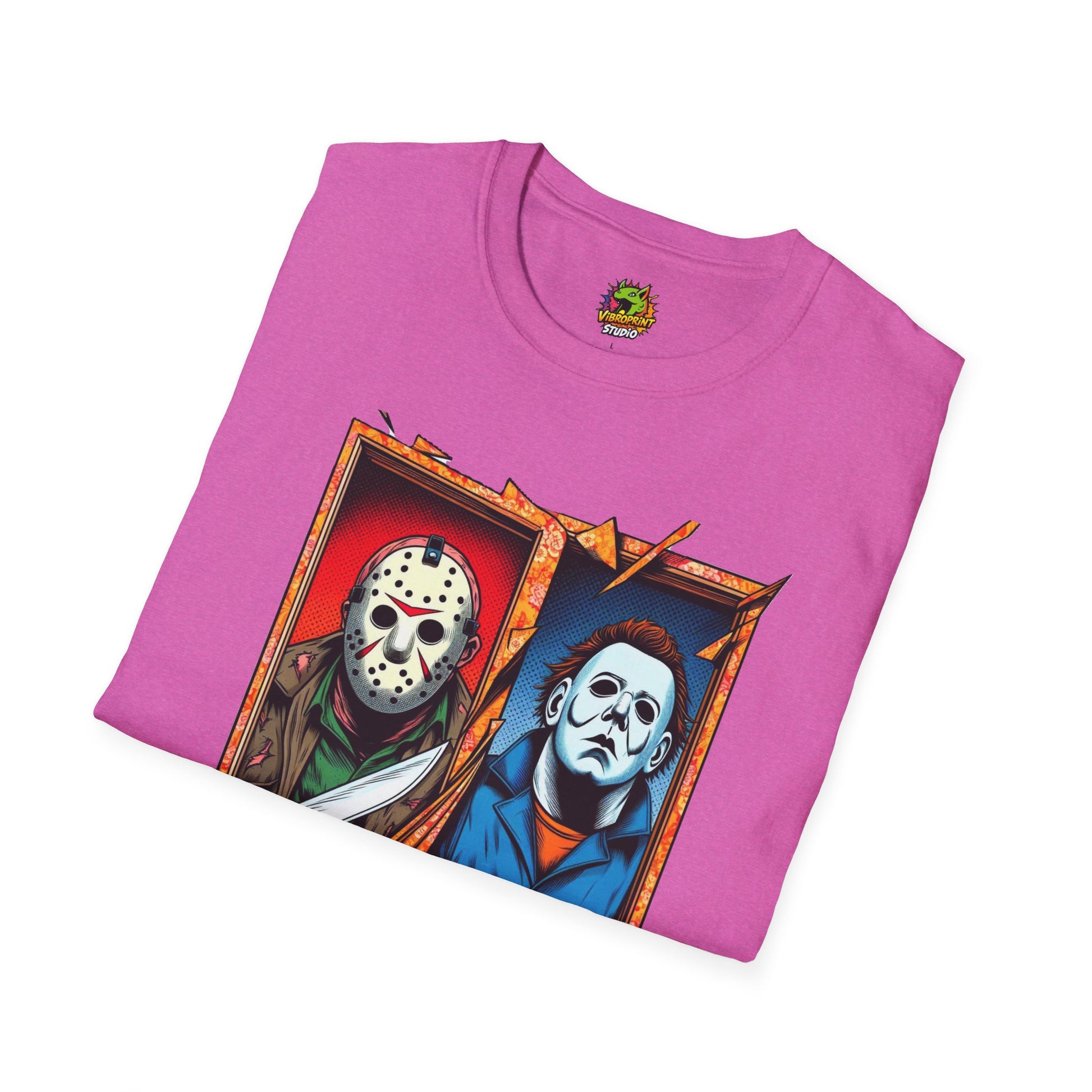 product - Michael Myers Vintage Tee | Jason Voorhees Funny Picnic Scene - premium material. perfect gift idea. Order yours now and stand out with this exclusive piece!