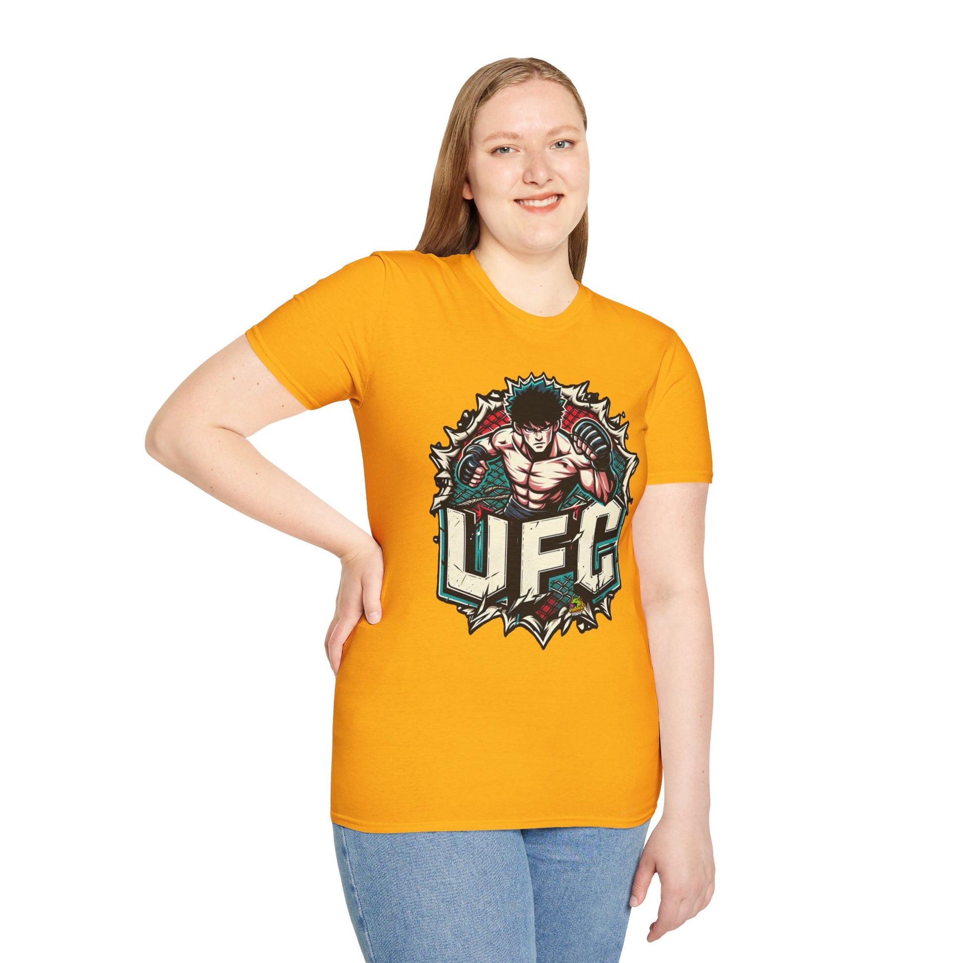 Michael Myers inspired design - UFC T Shirt | Motivational UFC Tee Shirts | Unleash Fierce Confidence for Gym - spooky season. spooky season t-shirt with unique flair. Order yours now and stand out with this exclusive piece!