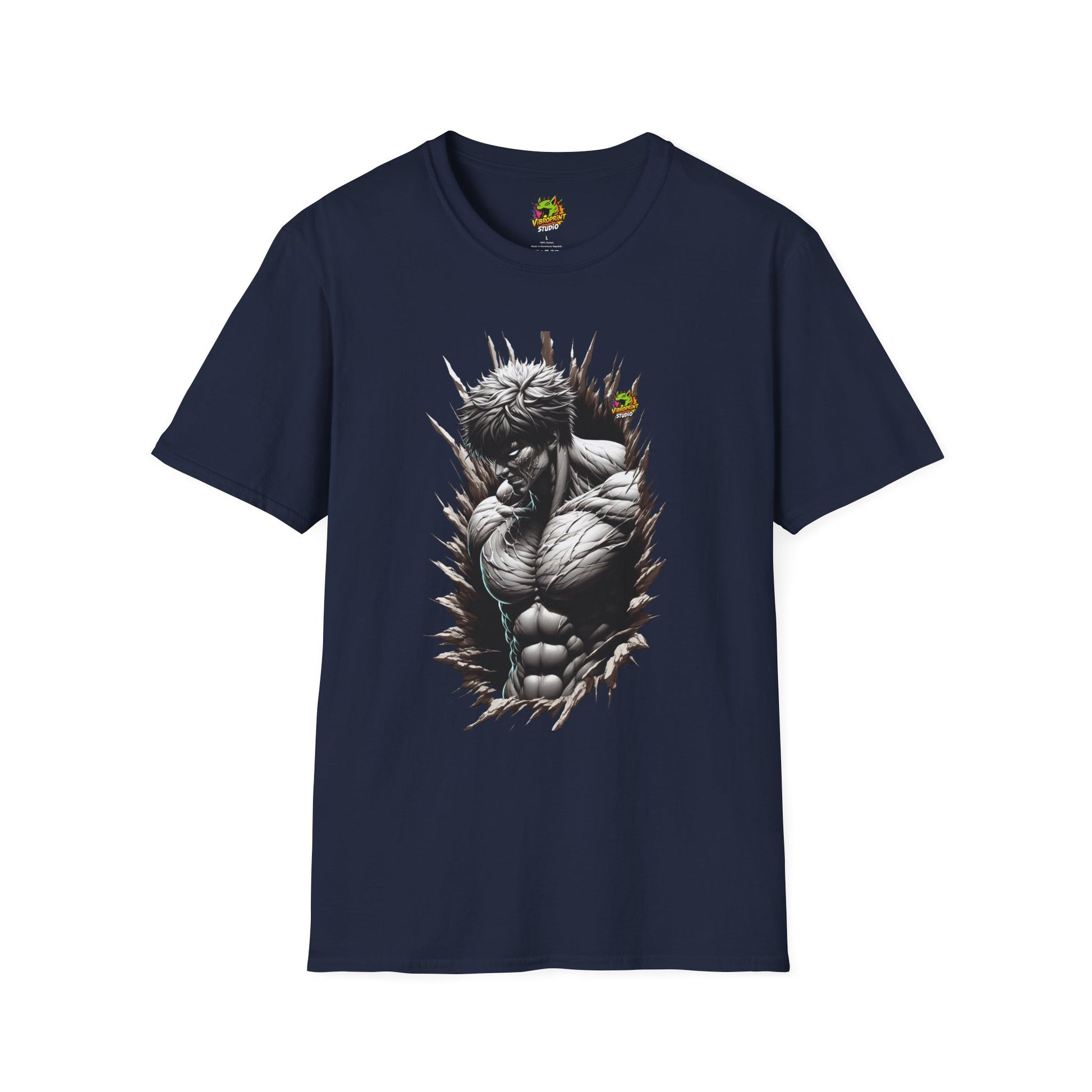 | - UFC T Shirt | Unleash Fierce Confidence | Motivational UFC Tee with Baki Anime Strength for Athletes - premium material. limited stock. Order yours now and stand out with this exclusive piece!