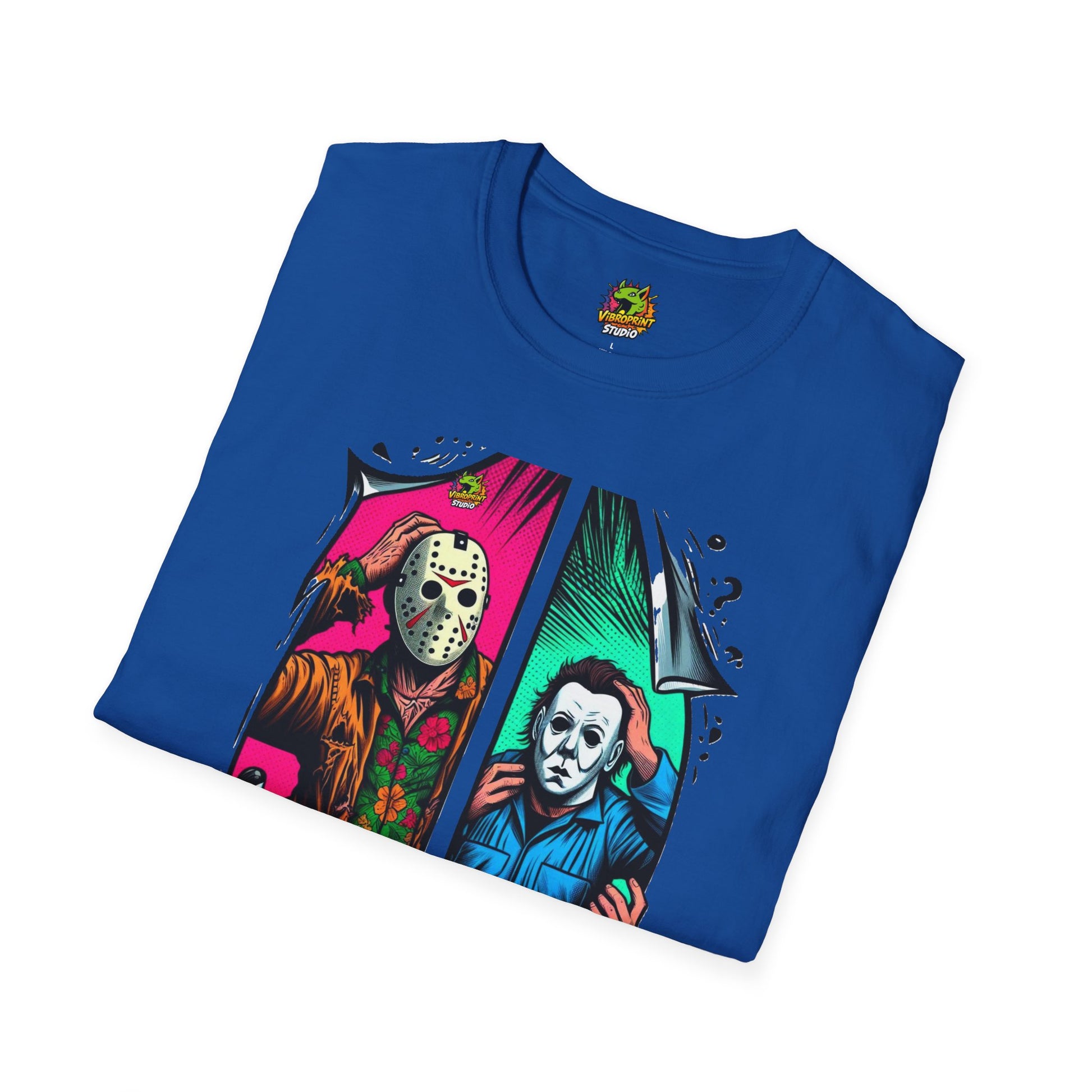 Tee - Michael Myers Vintage Shirt | Jason Voorhees Funny Picnic Scene Tee - custom-made. perfect gift idea. Order yours now and stand out with this exclusive piece!