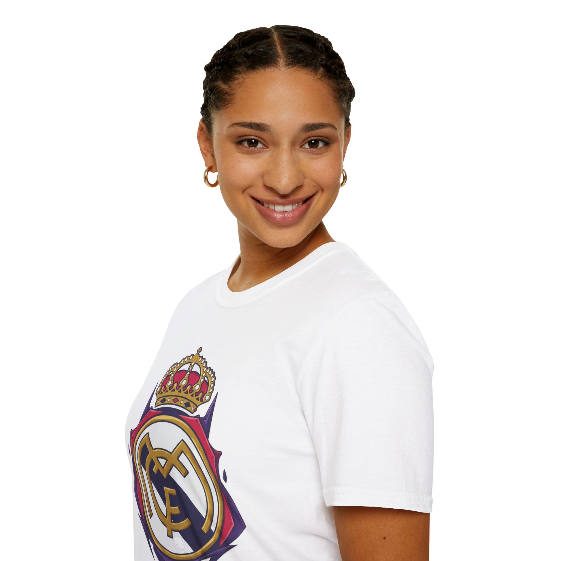 Real Madrid Jersey Fun Fan Edition Logo Detail