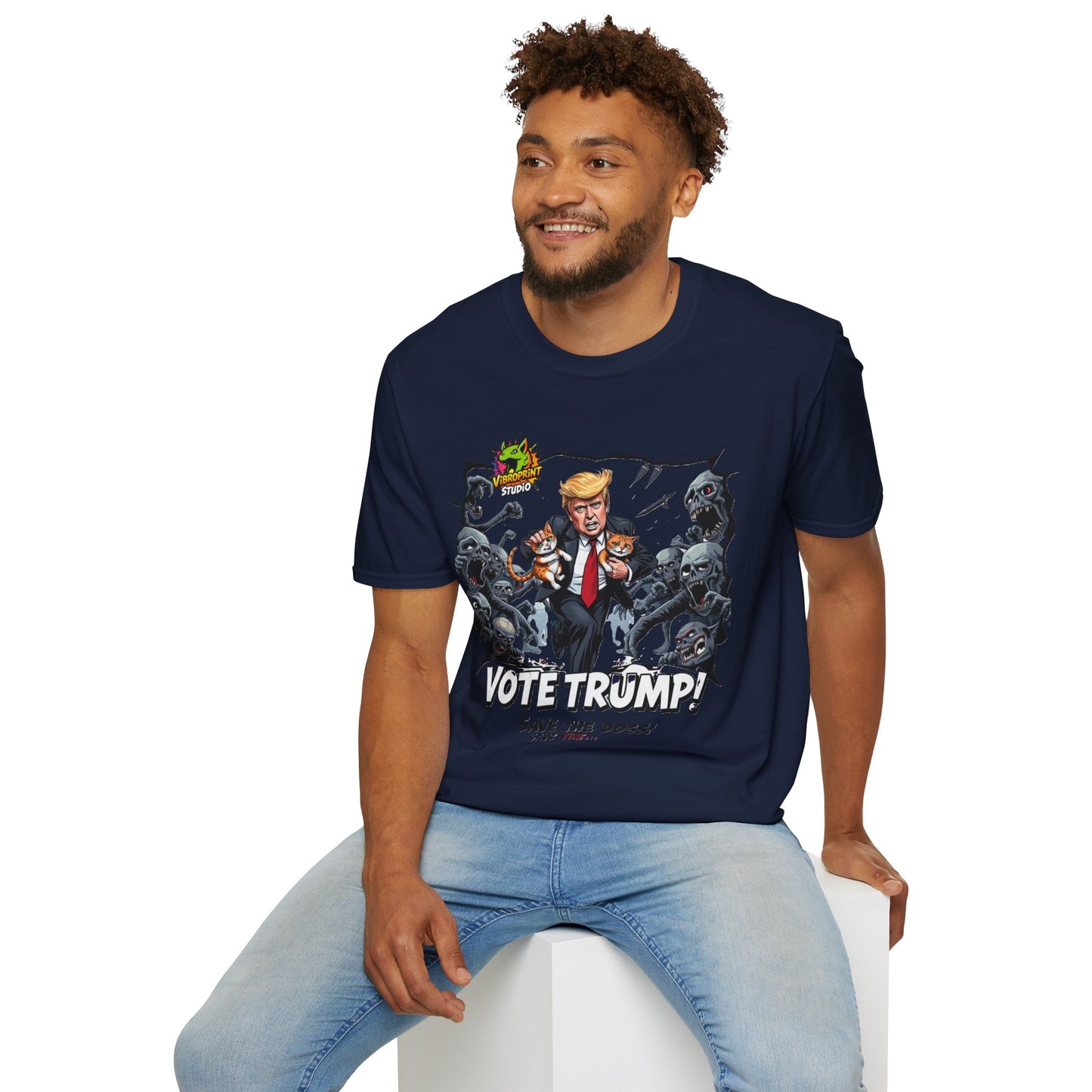 Meme - They're Eating the Dogs Shirt | Trump Election Meme T-Shirt | Funny Election Graphic Tee - premium material. limited stock. Order yours now and stand out with this exclusive piece!