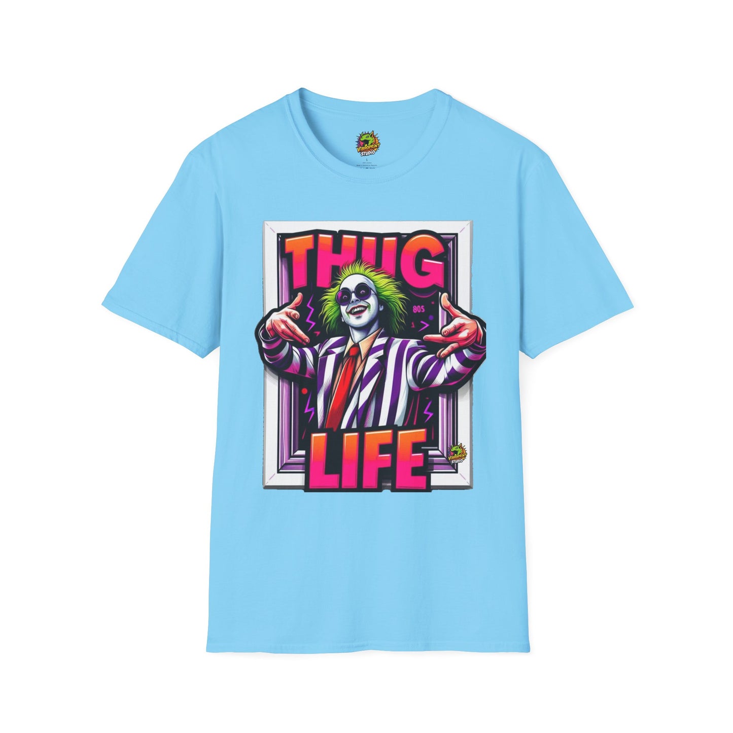 | - Beetlejuice Shirt | Spooky Thug Life Tee | Beetlejuice Graphic T-Shirt for Halloween - custom-made. limited stock. Order yours now and stand out with this exclusive piece!