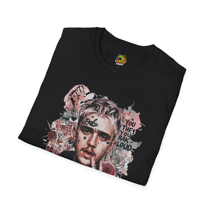 Lil Peep Vibroprint T-Shirt full design - emo rap goth streetwear.