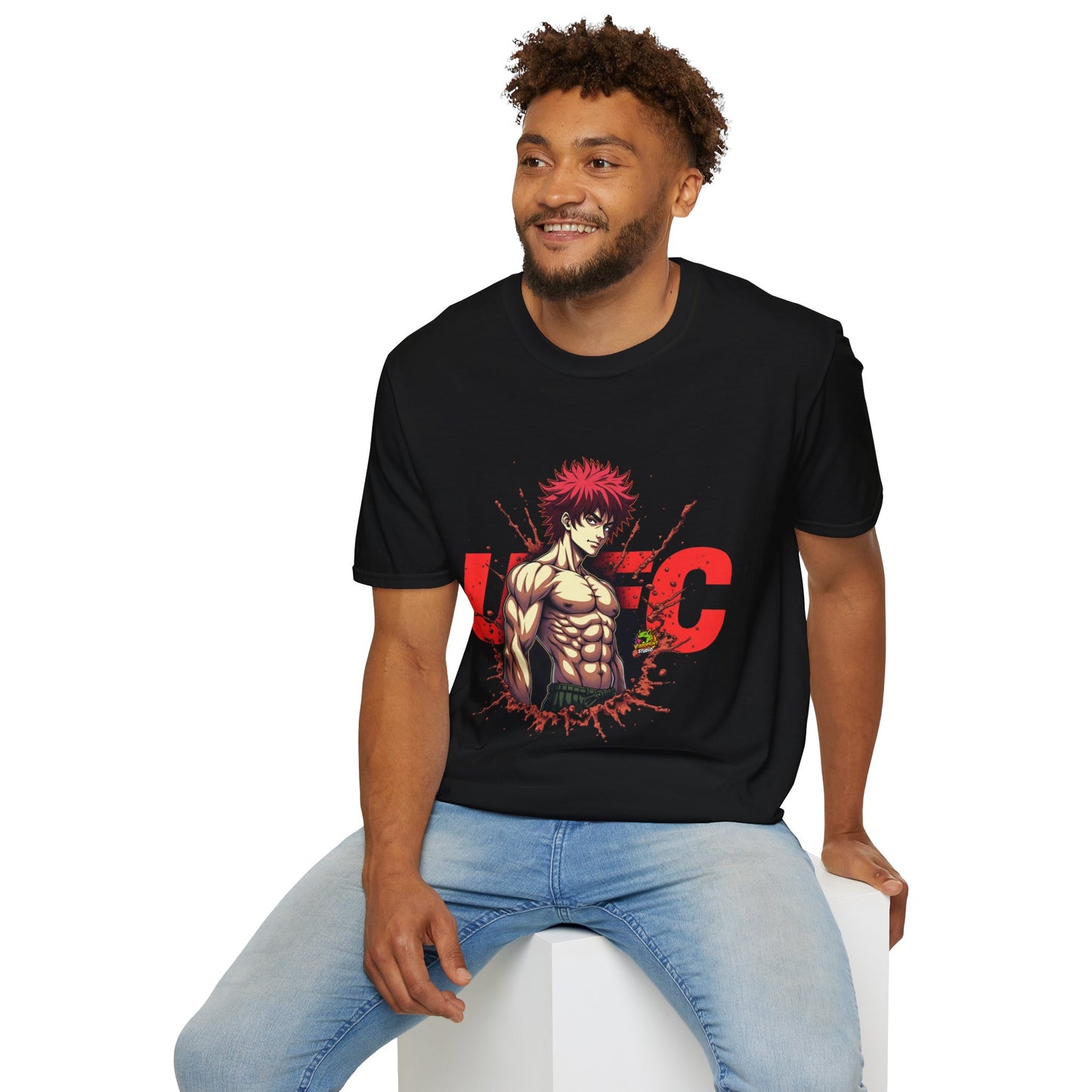 | - UFC T Shirt | Unleash Fierce Confidence | Motivational UFC Tee with Baki Anime T Shirt Influence - premium material. perfect gift idea. Order yours now and stand out with this exclusive piece!