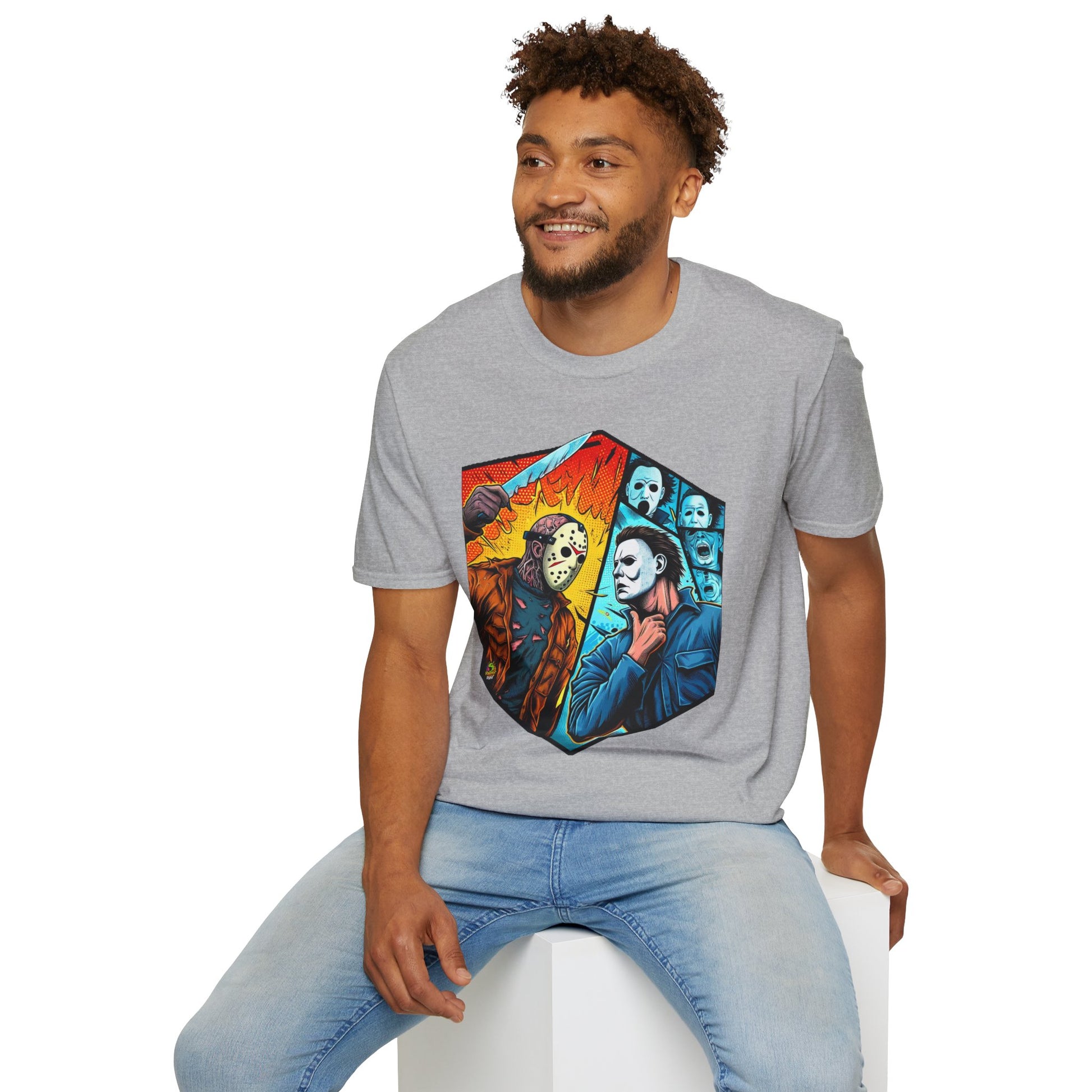 Michael - Michael Myers Vintage Shirt | Jason & Michael Halloween Tee - custom-made. perfect gift idea. Order yours now and stand out with this exclusive piece!