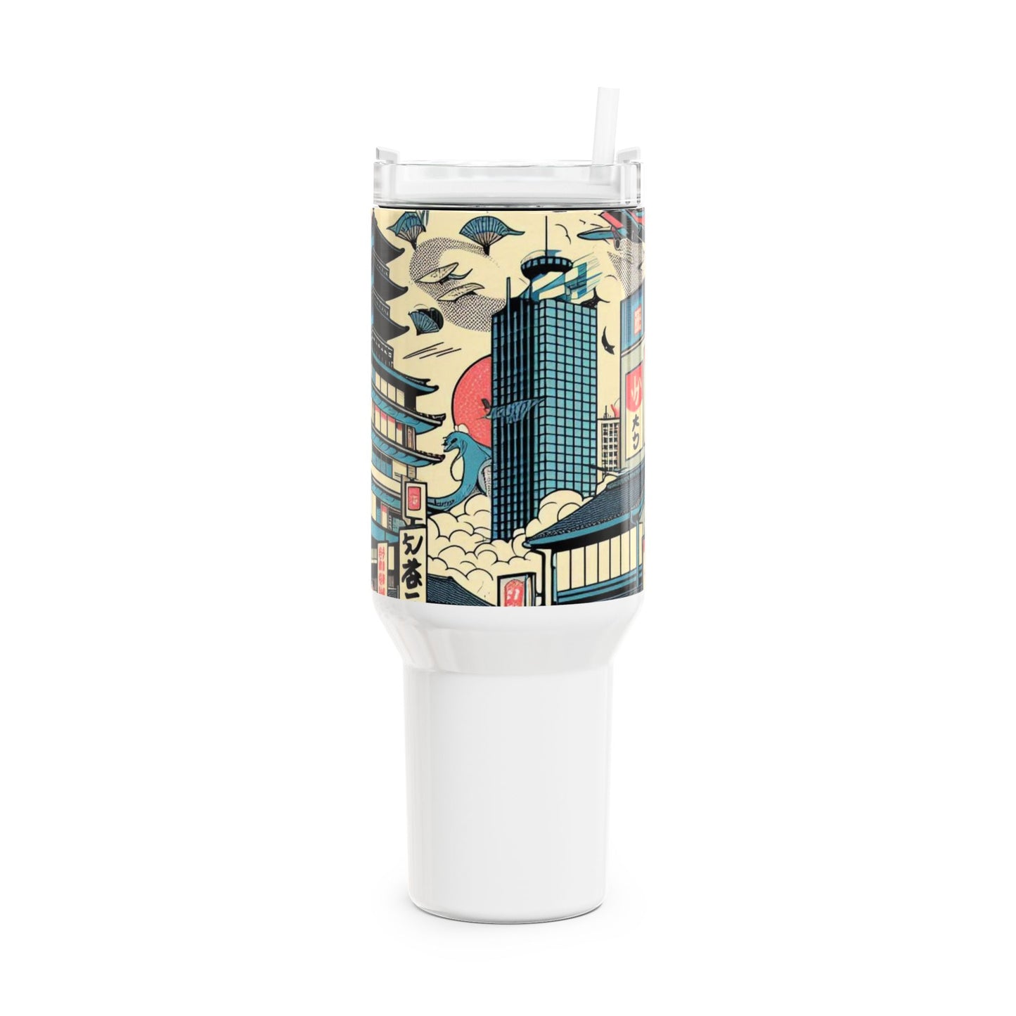 Stanley cup | Geek Themed Drinkware for Anime Fans | Colorful Cartoon Tumbler - High Quality Image